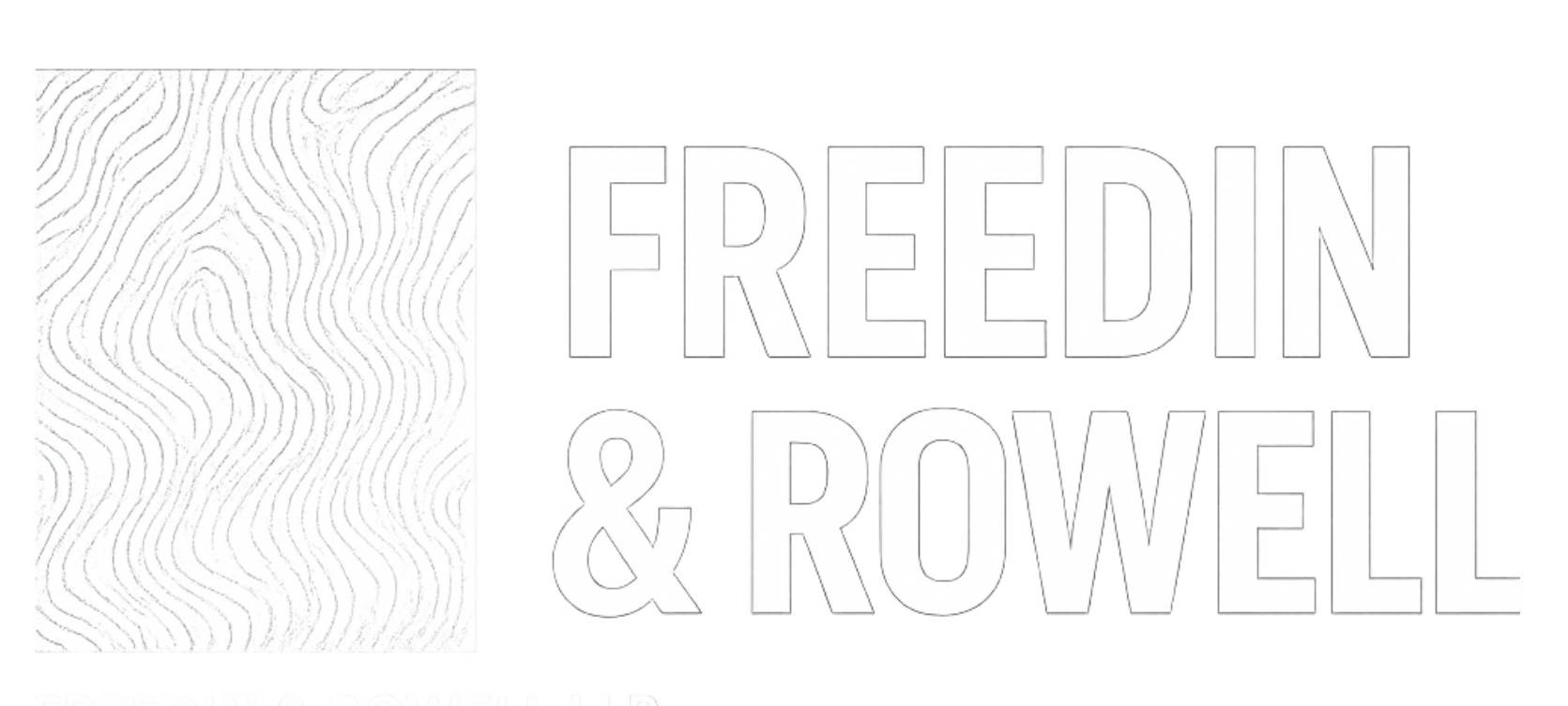 FREEDIN & ROWELL white box logo